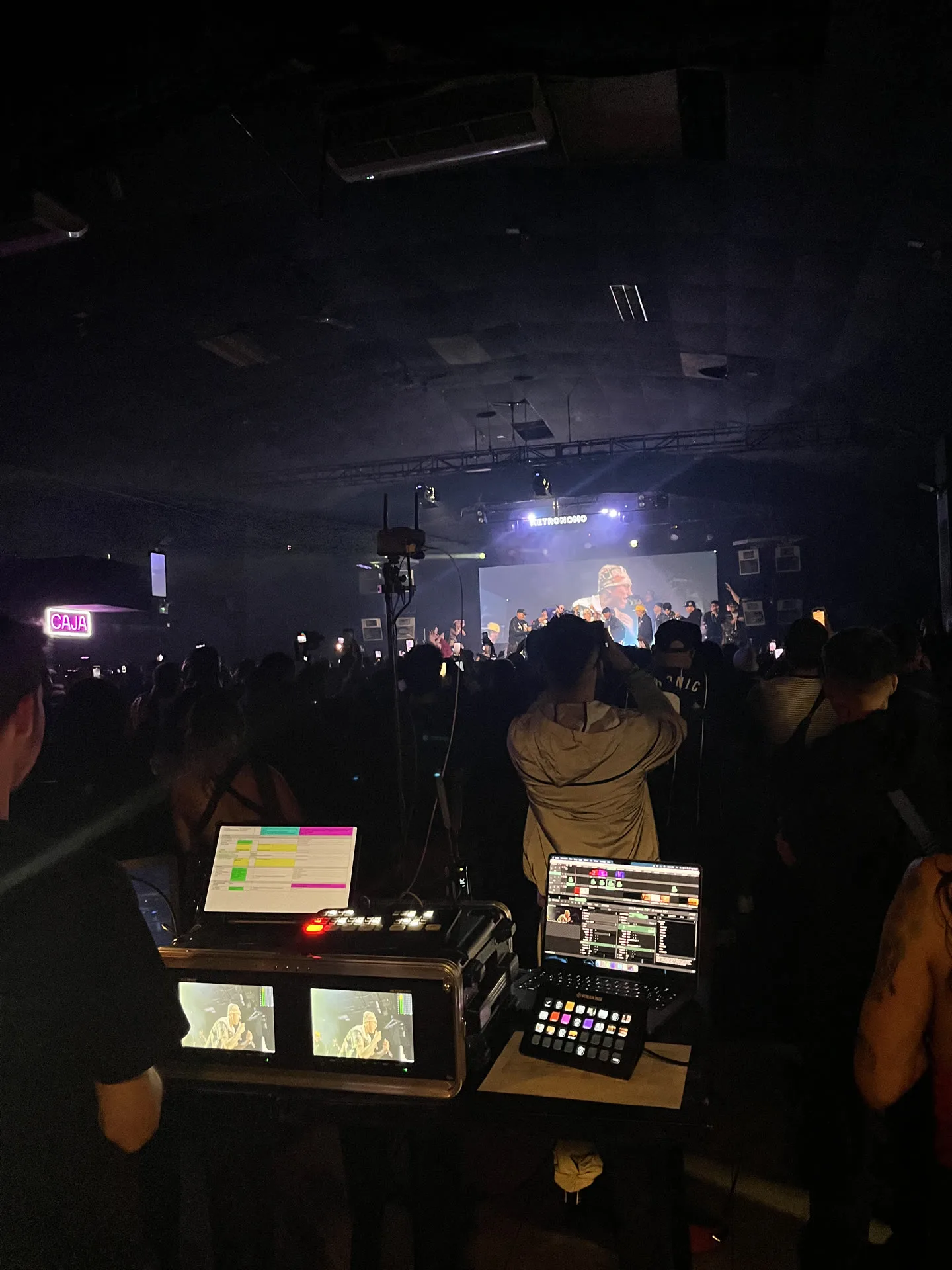 Sala Metrónomo Santiago — sistema de video técnico para conciertos